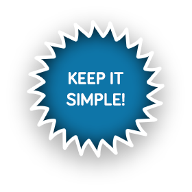 keep it simple badge keep it simple badge